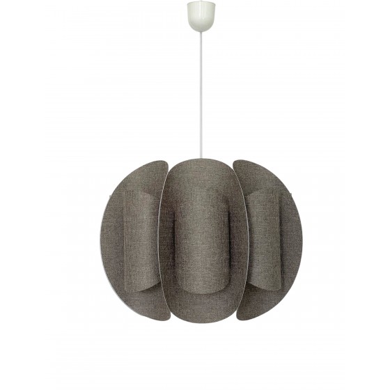 Lustre en tissu Grège