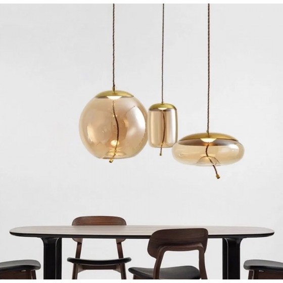 Lampe à suspendu LED en verre