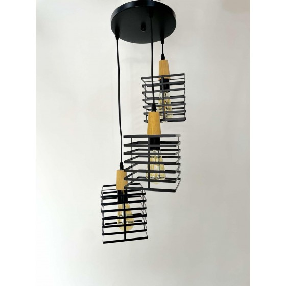 Lustre métallique (NOIR-BLANC)