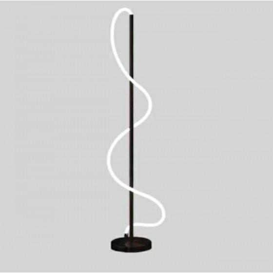 Lampadaire Design Tube Noir