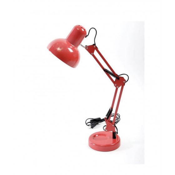 Lampe de bureau à base Rouge