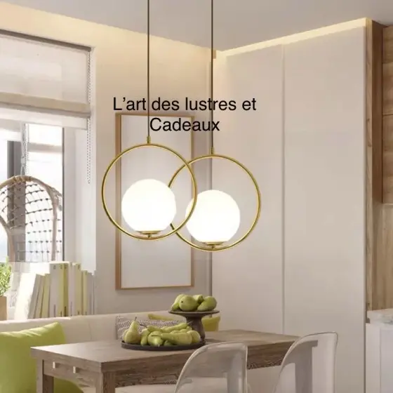 Lampe à suspendue Doré