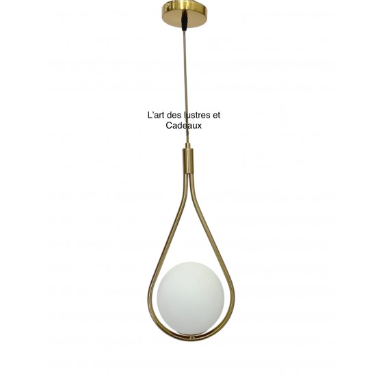 Lampe à suspendue Doré